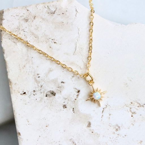 Necklace - Opal North Star - Gold - MB