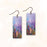 Earrings - Colorful Dreamy Garden Rectangle - 1NCE