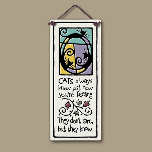 Tile - Large Tall - Cats Always Know - 385