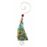 Ornament - Crushed Glass Tree - 5 Inch - Bright