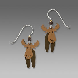 Earrings - Two Part Moving Moose - 1247