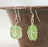 Earrings - Freeform Wraps - Small - Peridot Green