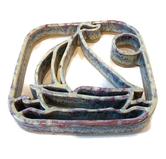 Trivet - Sailboat - Desert