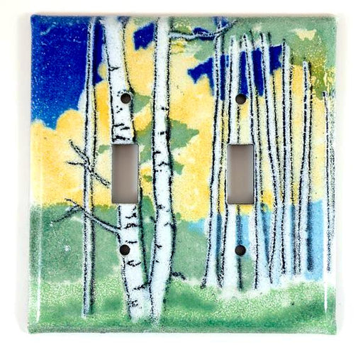 Switch Plate Cover - Double - Aspen