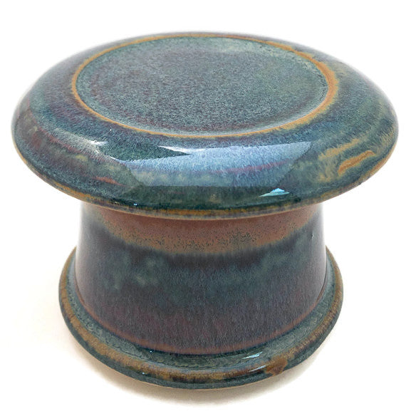 French Butter Dish - Two Tone - Emerald Moon