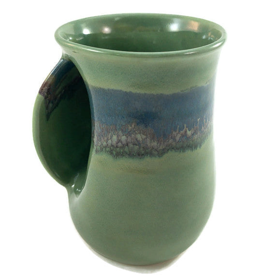 Hand Warmer Mug - Left - Misty Green