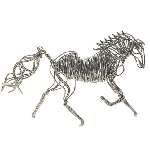 Aluminum Wire Horse - Small
