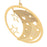 Ornament - Gold Plated Moon & Stars