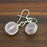 Earrings - Round Wraps - Soft Pink