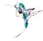 Glass Hummingbird - Purple & Teal