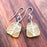 Earrings - Freeform Wraps - Small - Yellow