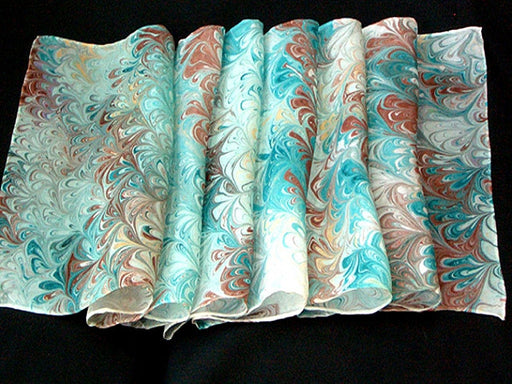 Silk Scarf - Aquamarine