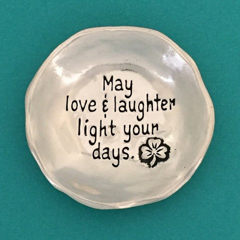 Large Charm Bowl - May Love and Laughter - BWL-45