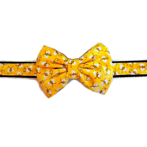 Dog Collar - Bee Bow Tie - Small