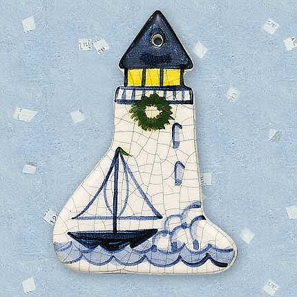 Ornament - Christmas Lighthouse