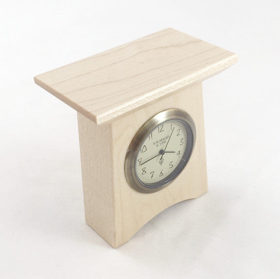 Clock - Mini Mantel Clock - Maple - MM-12