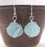 Earrings - Freeform Wraps - Opaque Blue