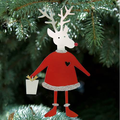 Ornament - Reindeer with Present