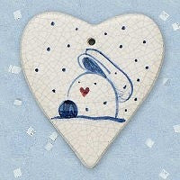 Ornament - Heart Bunny