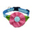 Dog Collar - Aqua - Flower - Extra Small