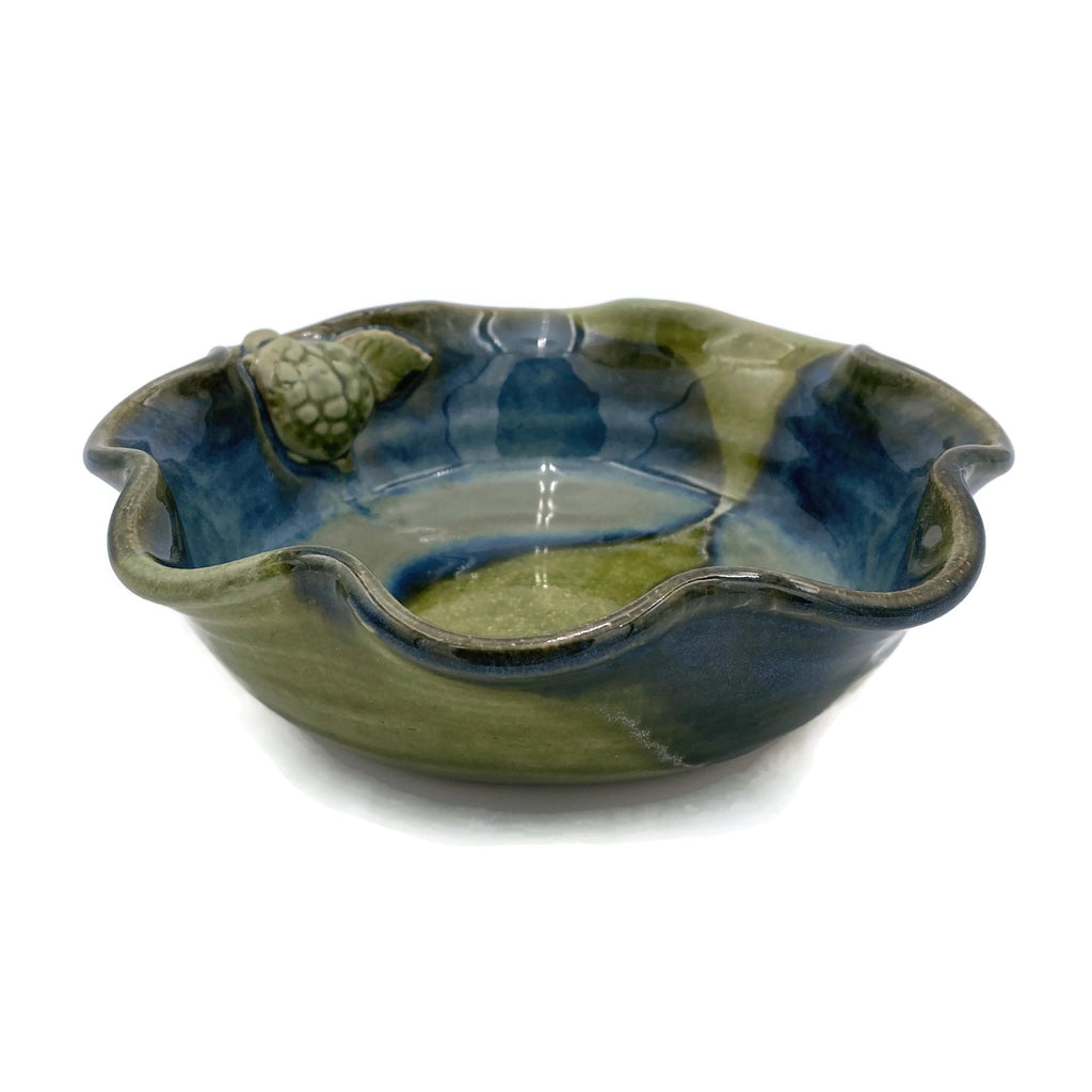 Ruffle Bowl - Turtle - Medium - PCP — HandCraft House