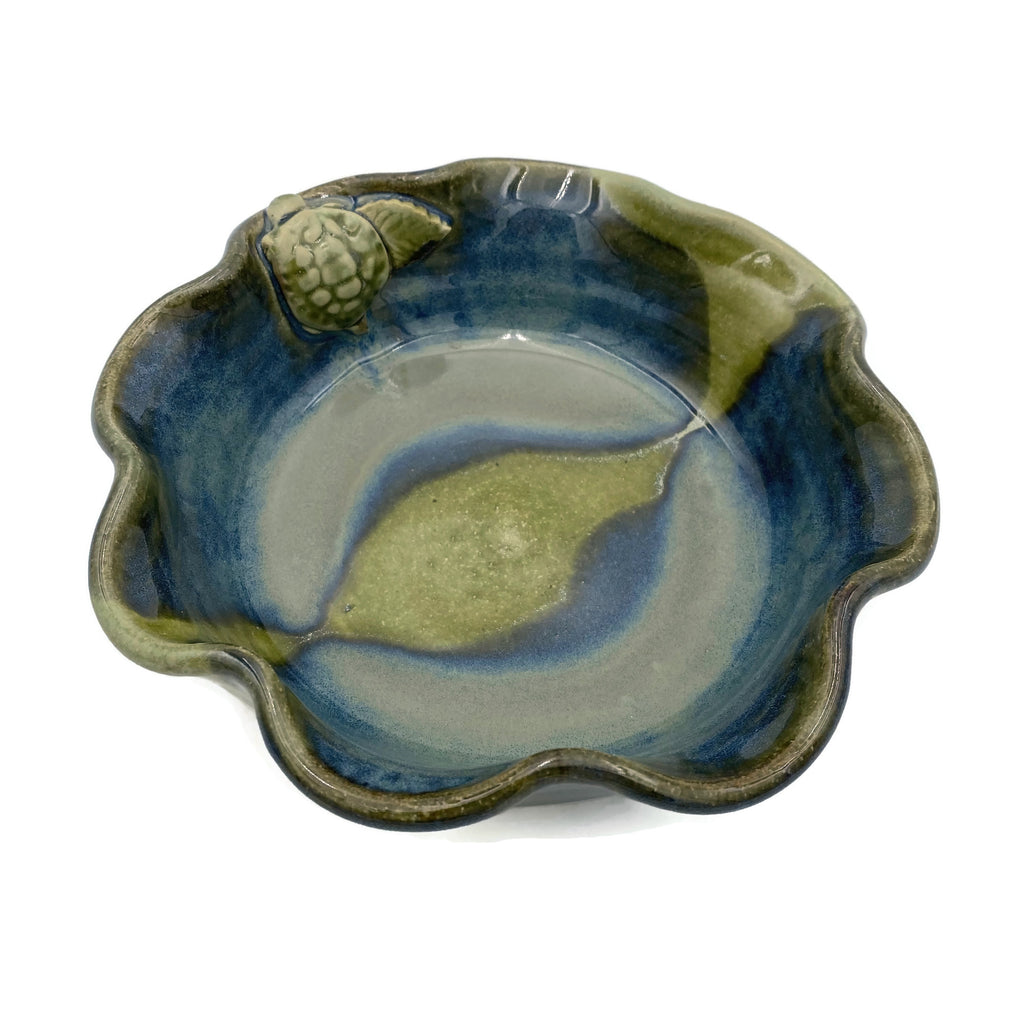 Ruffle Bowl - Turtle - Medium - PCP — HandCraft House