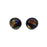 Earrings - Medium Dot - Rainbow Red - 0105.10RR