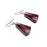 Earrings - Mini Fan - Cranberry Red - 0205.10CR