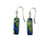 Earrings - Mini Rectangle - Teal Green - 0240.20TL