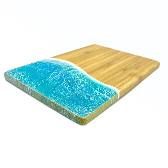 Ocean Wave Cheese Board - Mermaid Tail - Vertical