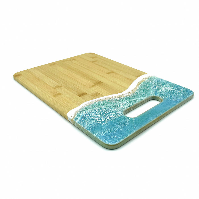 Ocean Wave Cutting Board - Mermaid Tail - Vertical