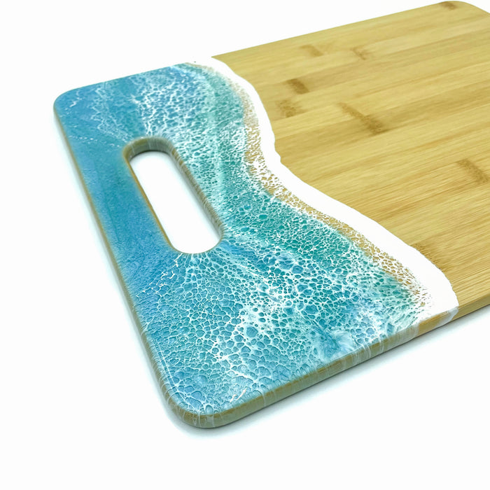 Ocean Wave Cutting Board - Mermaid Tail - Vertical