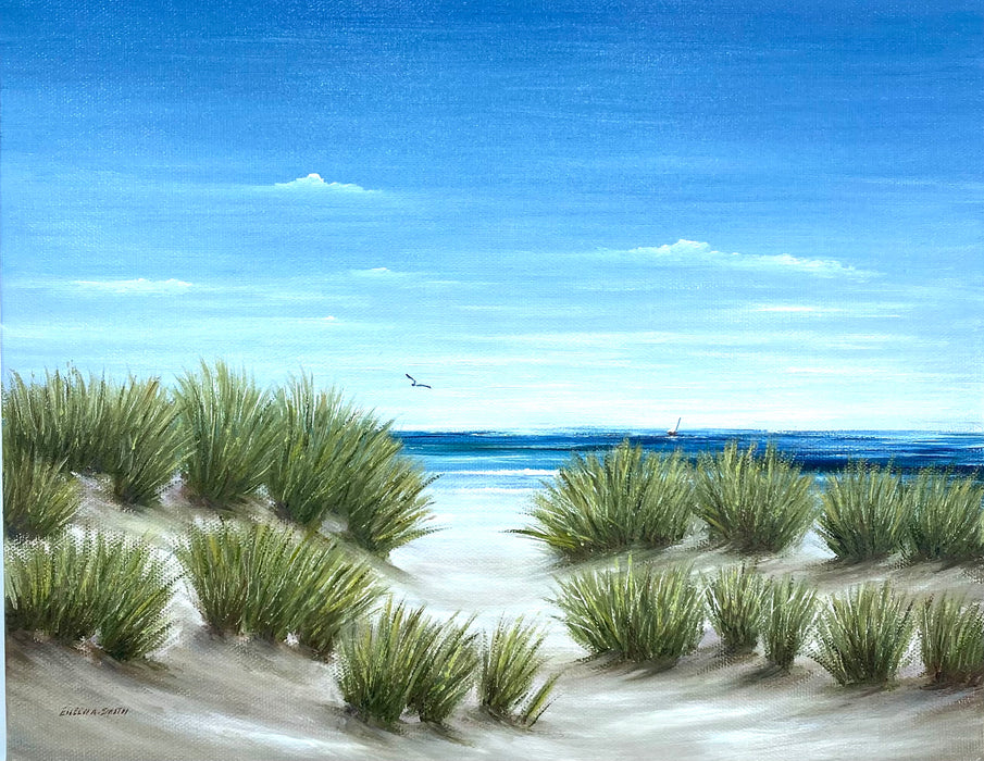Original - 11x14 - Oil - Nauset North Dune Grass - 214