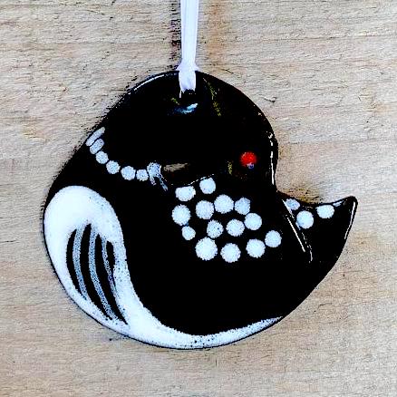 Ornament - Round Loon