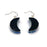 Earrings - Moon - Sea Blue - 0235.90SB