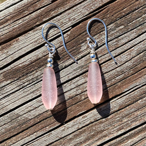 Earrings - Teardrop - Pink - SLS