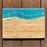 Ocean Wave Cheese Board - Mermaid Tail - Horizontal