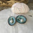 Earrings - Limpet Hoops - White Pearl - Sterling Silver