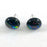 Earrings - Medium Dot - Rainbow Purple - 0105.30RP