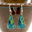 Earrings - Mini Fan - Teal Green - 0205.20TL