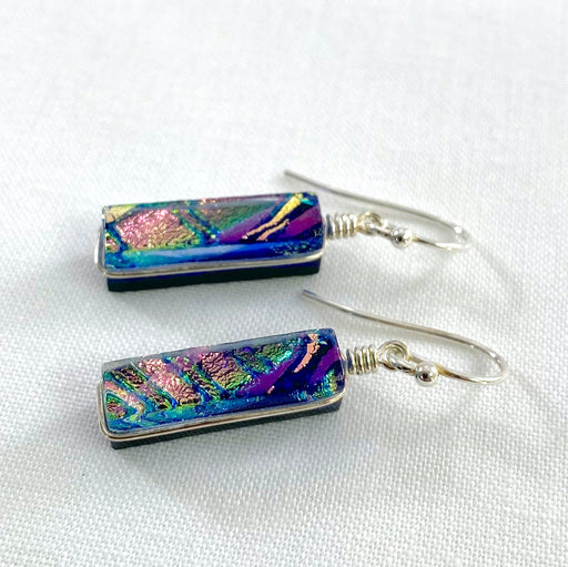 Earrings - Mini Rectangle - Lilac Purple - 0240.30LI