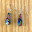 Earrings - Mini Teardrop - Rainbow Purple - 0265.30RP