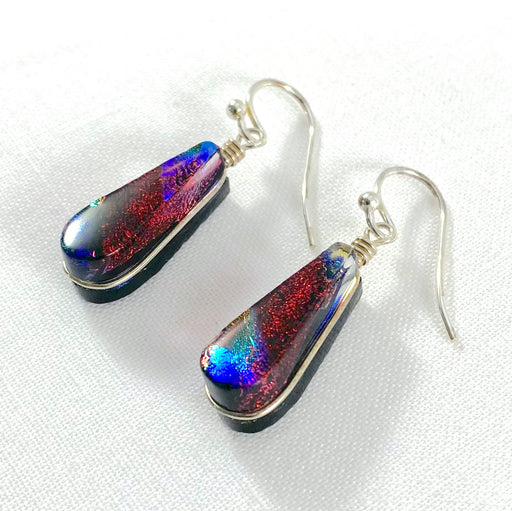 Earrings - Mini Teardrop - Rainbow Red - 0265.10RR