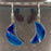 Earrings - Moon - Cobalt Blue - 0235.90CB