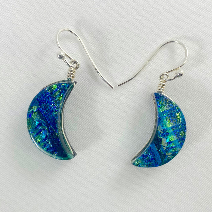 Earrings - Moon - Teal Green - 0235.20TL