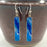 Earrings - Rectangle - Cobalt Blue - 0220.90CB