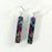 Earrings - Rectangle - Rainbow Red - 0220.10RR