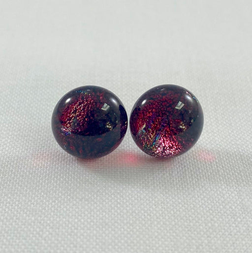Earrings - Small Dot - Cranberry Red - 0100.10CR