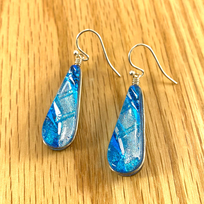Earrings - Teardrop - Sea Blue - 0225.90SB
