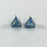 Earrings - Triangle Post - Silver - 0125.40